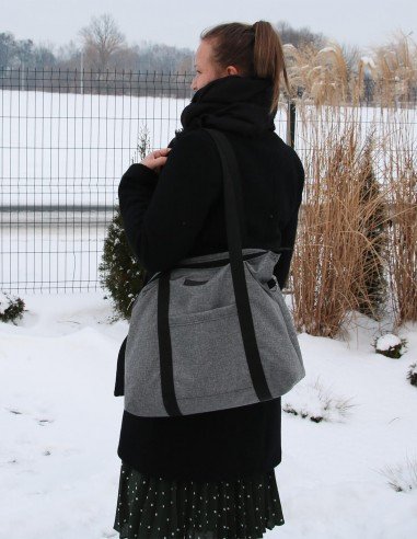 Mamos krepšys pilkas