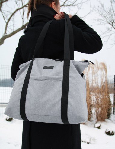 Mamos krepšys šviesiai pilkas